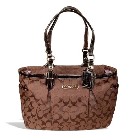 Coach Signature Shoulder Bag - Picture 1 of 8